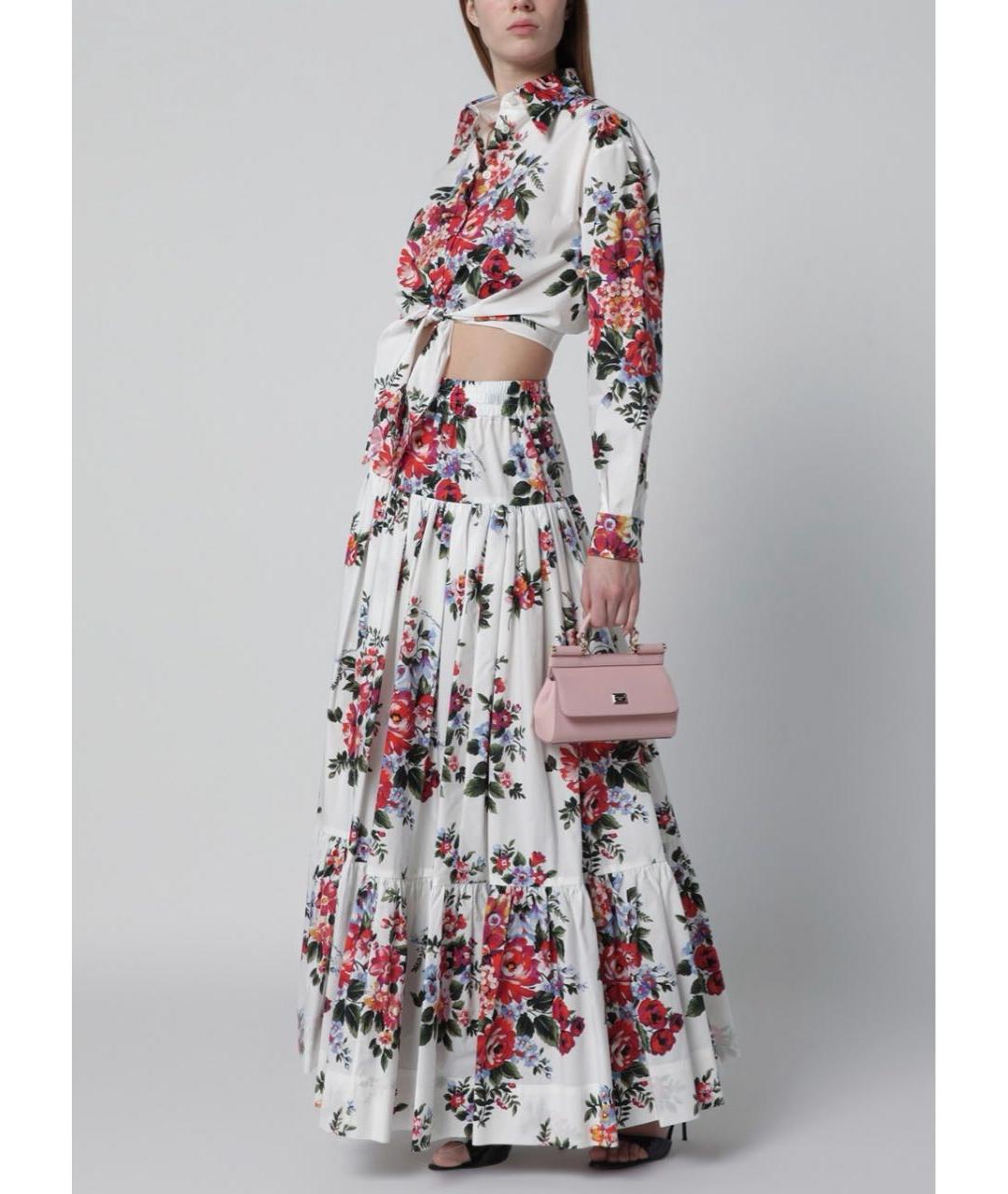 DOLCE&GABBANA Розовая кожаная сумка через плечо, фото 6