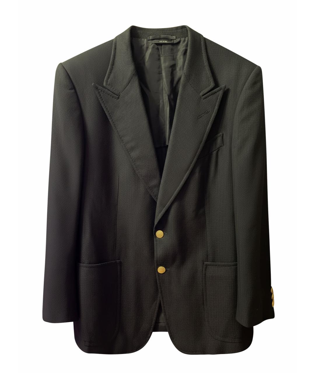 TOM FORD Черный шерстяной пиджак, фото 1