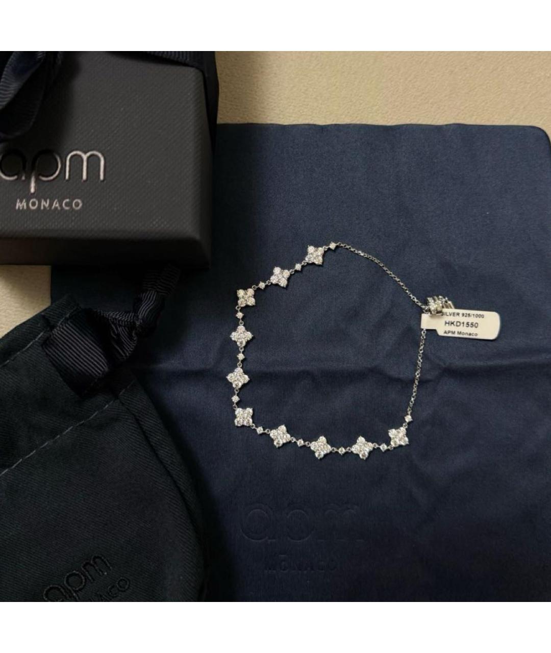 APM Monaco Серебрянный серебряный браслет, фото 3