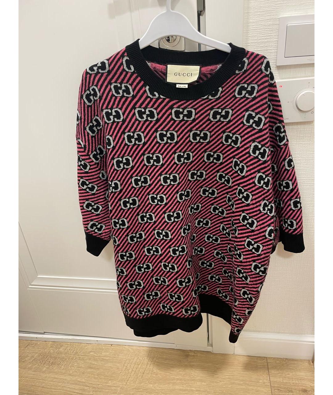 GUCCI Мульти шерстяной джемпер / свитер, фото 5