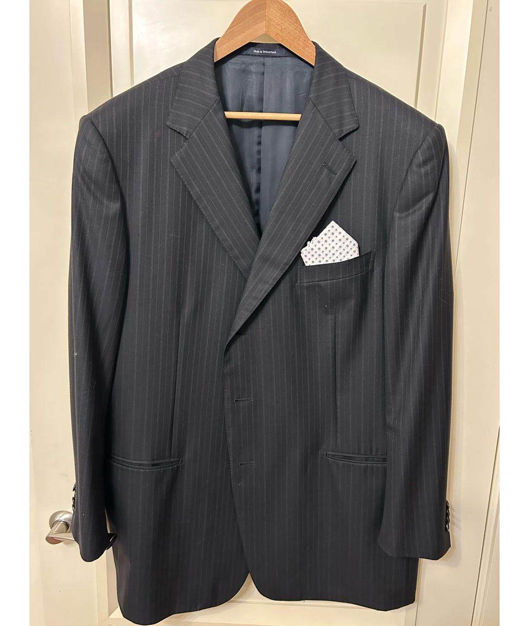 ERMENEGILDO ZEGNA XXX Темно-синий классический костюм, фото 5