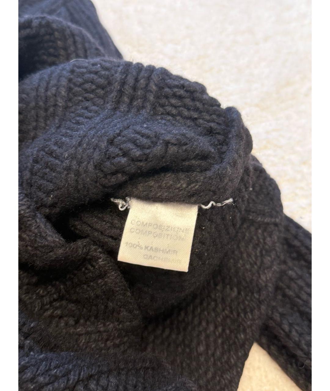 SAINT LAURENT Черный кашемировый джемпер / свитер, фото 3