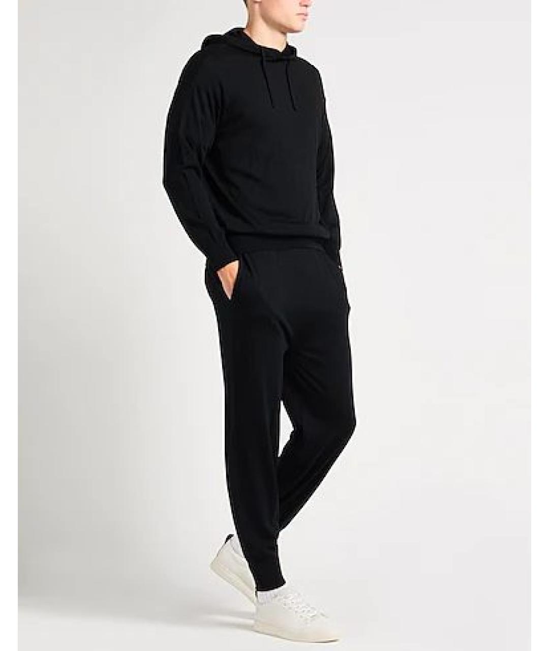 EMPORIO ARMANI Черный шерстяной спортивный костюм, фото 8