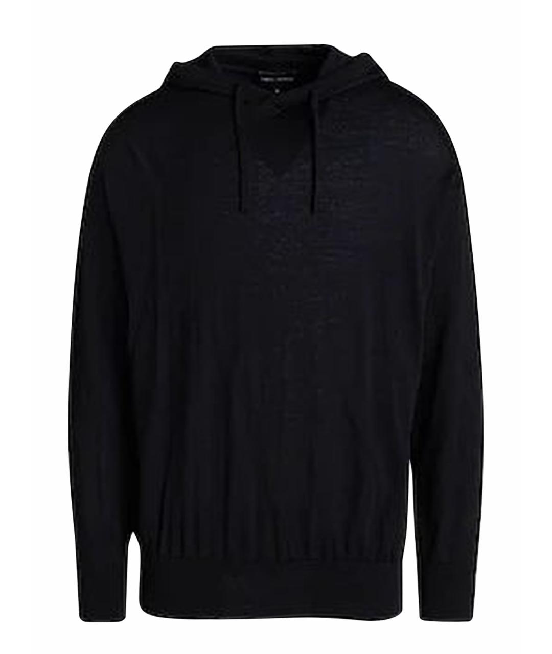 EMPORIO ARMANI Черный шерстяной спортивный костюм, фото 1