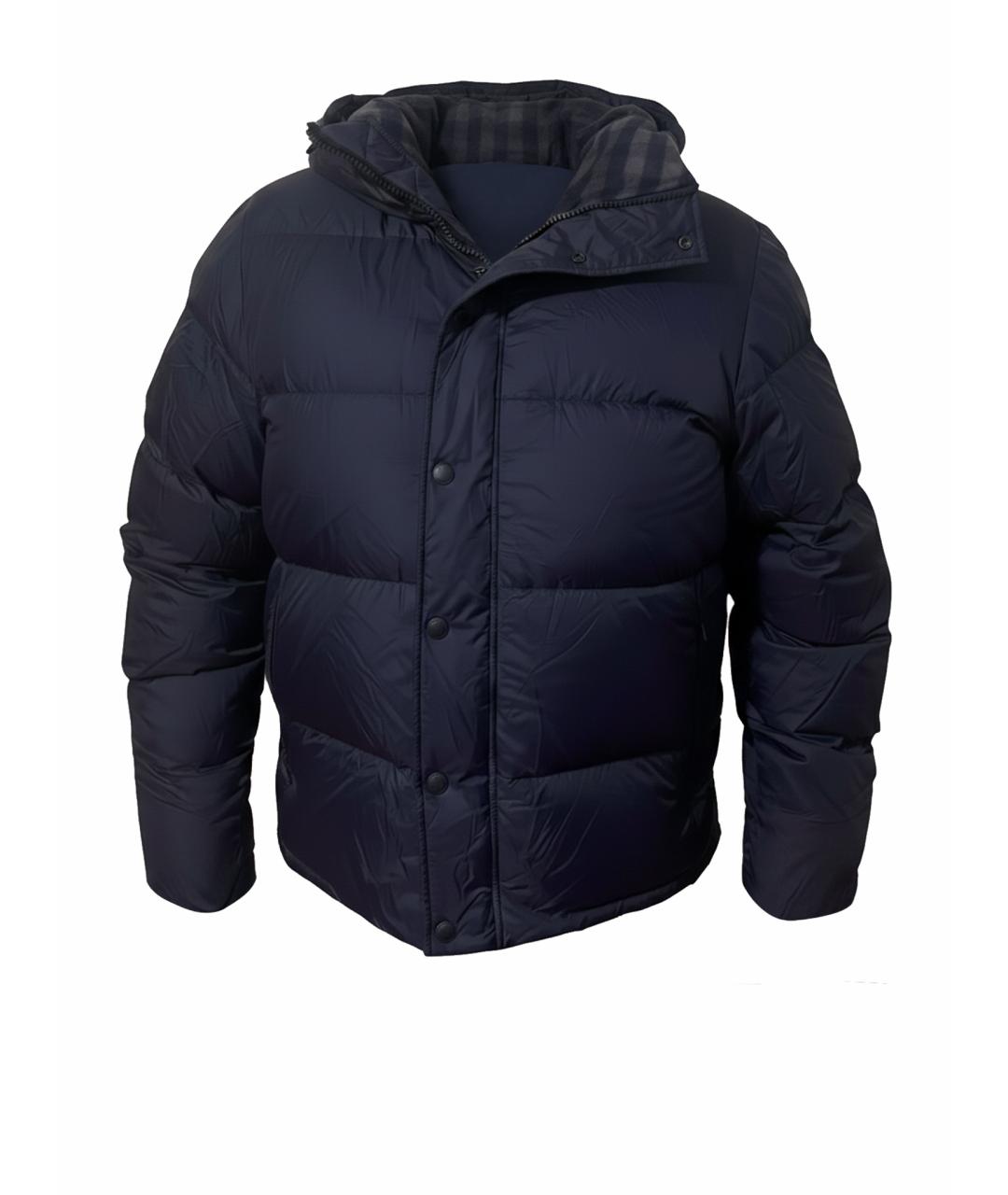 BURBERRY Темно-синий пуховик, фото 5