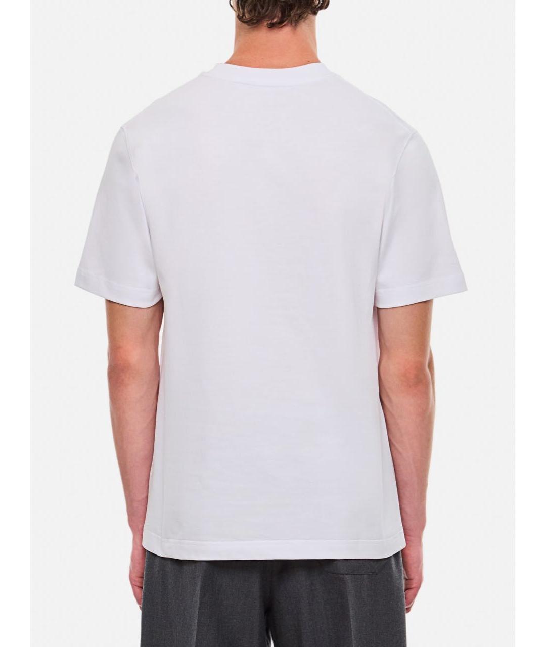 JACQUEMUS Белая хлопковая футболка, фото 2