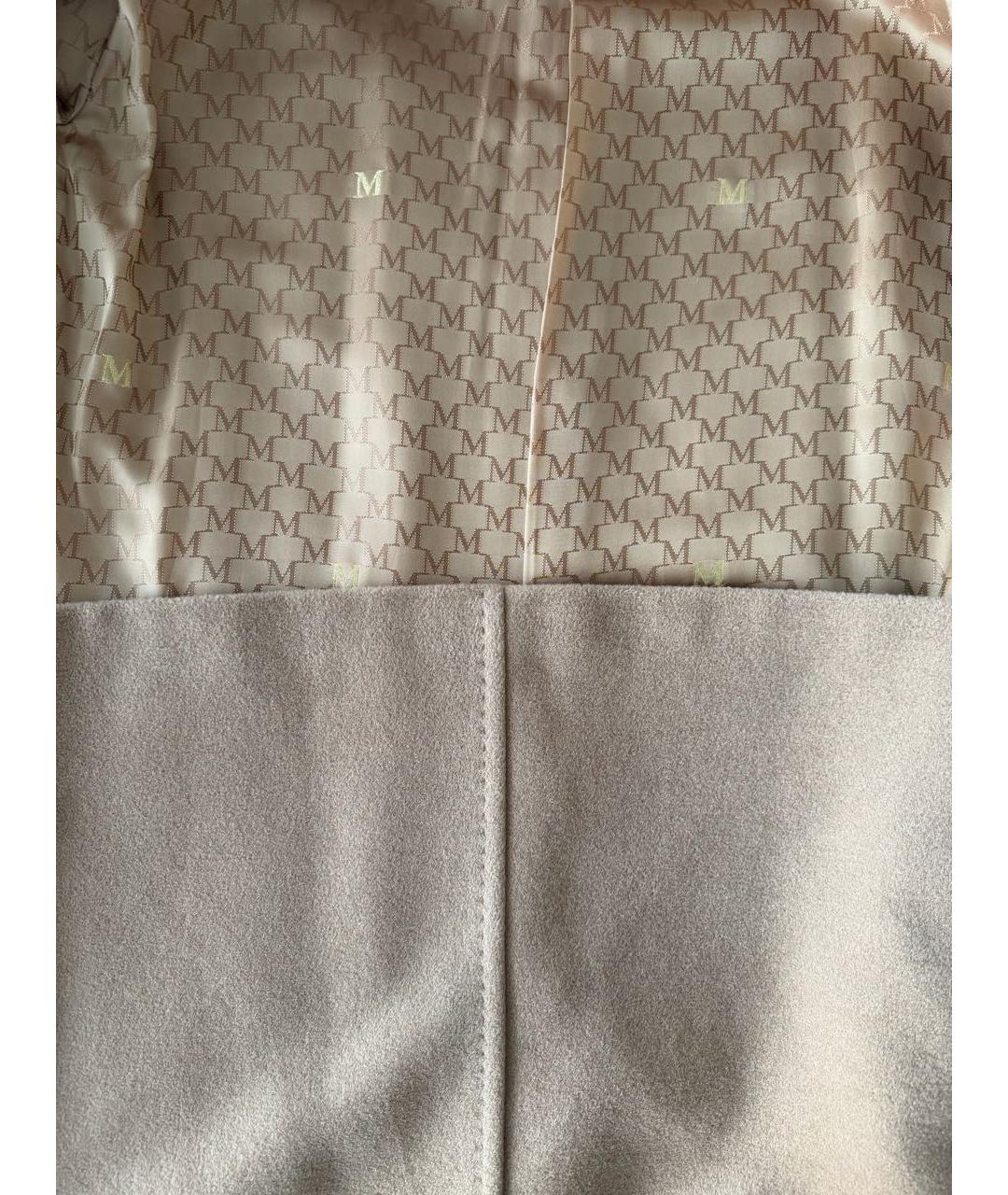 MAX MARA Бежевое шерстяное пальто, фото 5