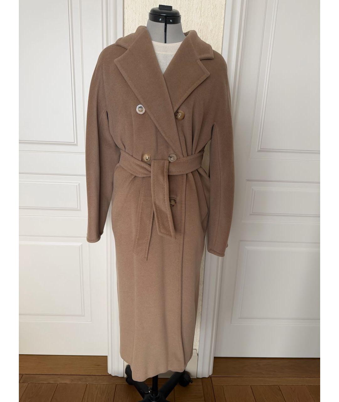 MAX MARA Бежевое шерстяное пальто, фото 6