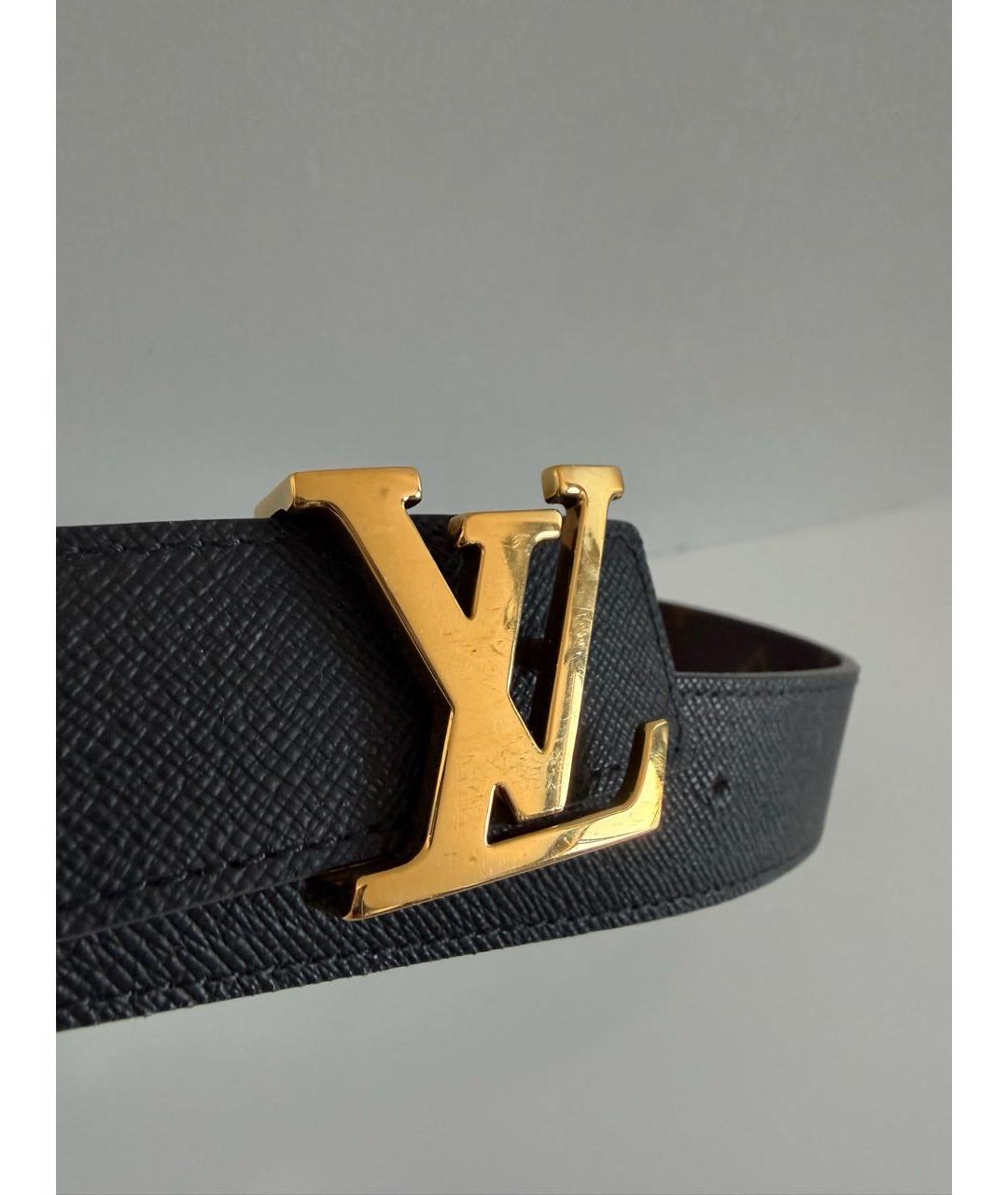 LOUIS VUITTON Черный ремень, фото 5