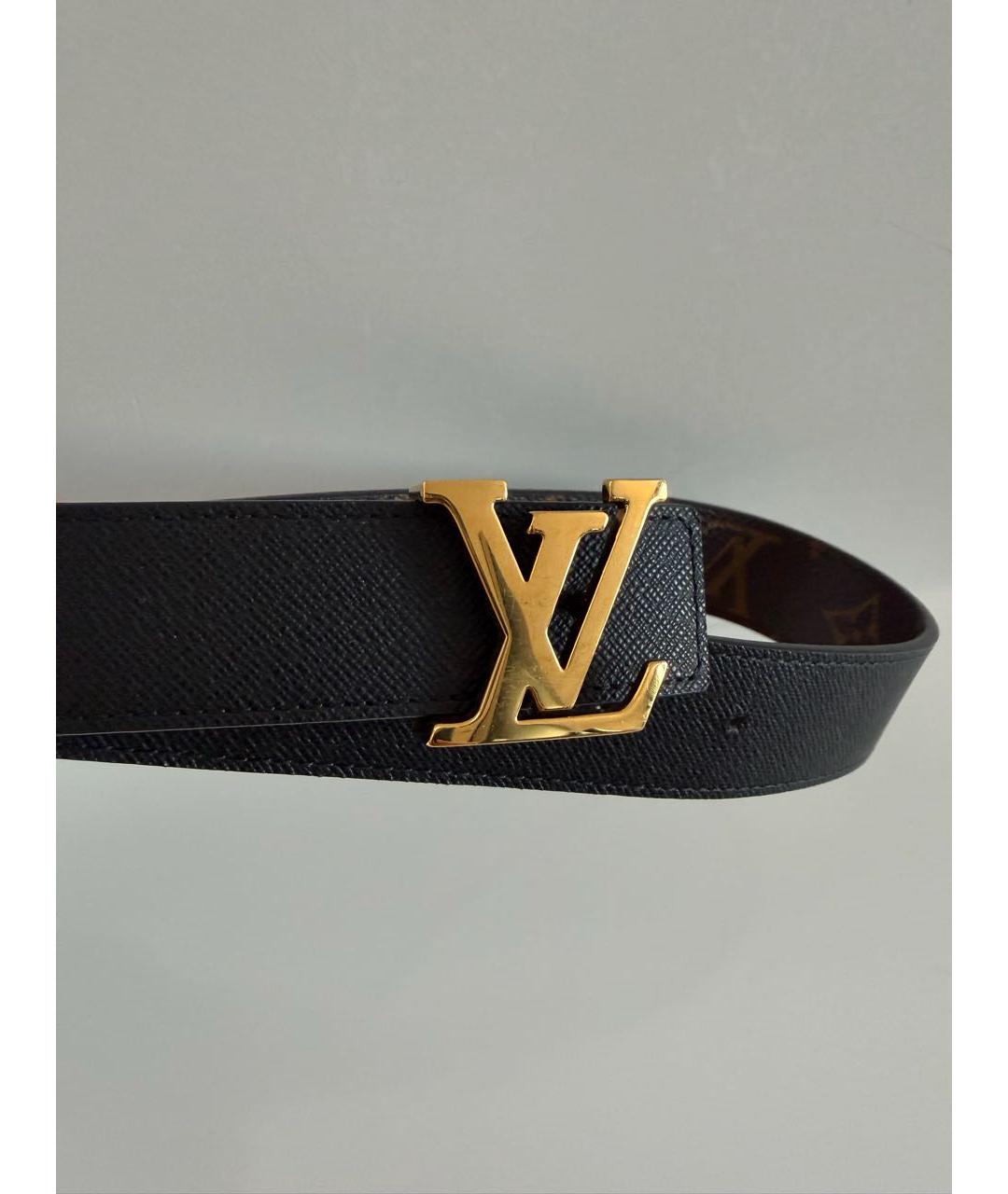 LOUIS VUITTON Черный ремень, фото 4
