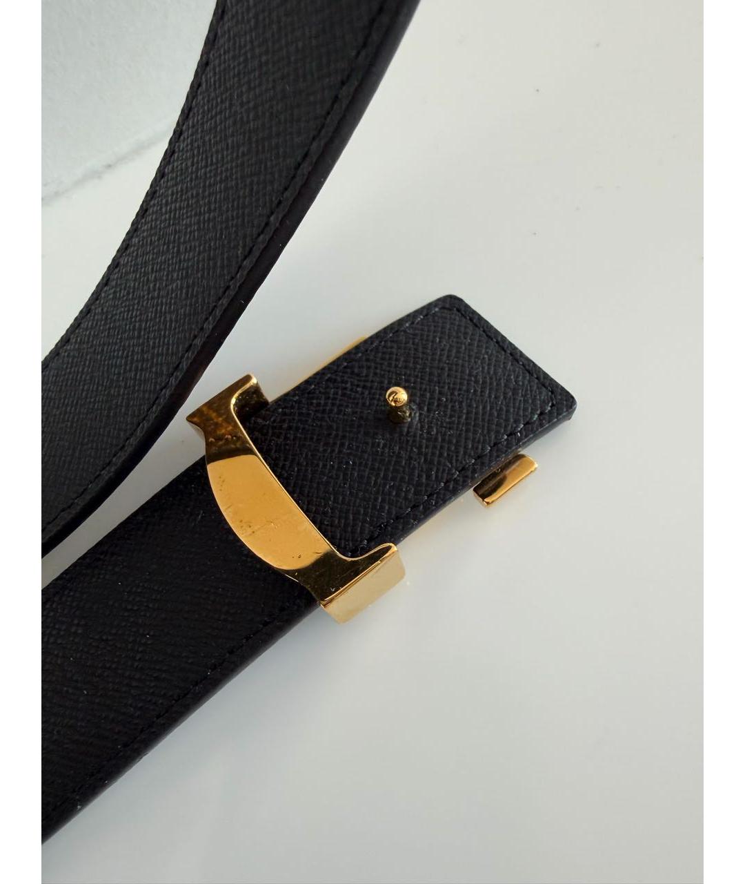 LOUIS VUITTON Черный ремень, фото 2