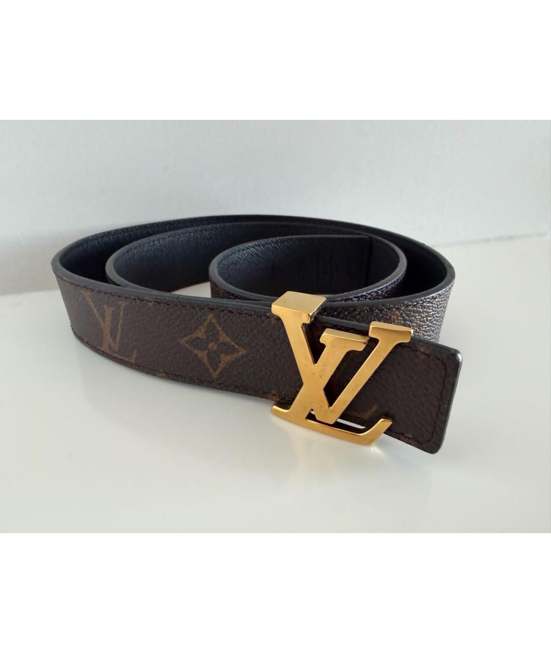 LOUIS VUITTON Черный ремень, фото 6