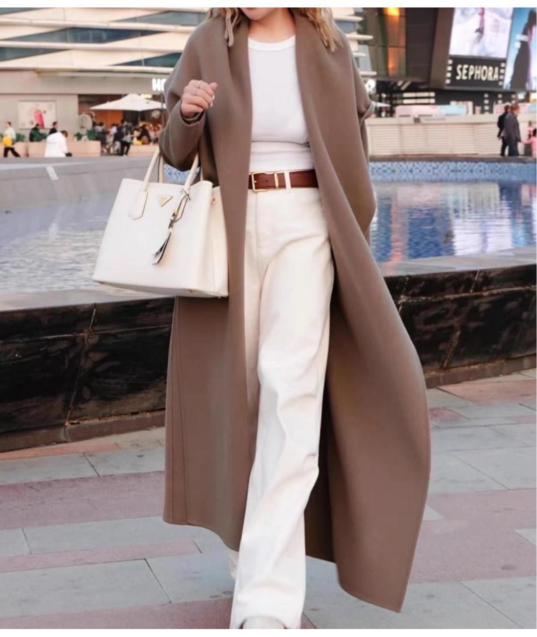 PRADA Белая кожаная сумка через плечо, фото 5