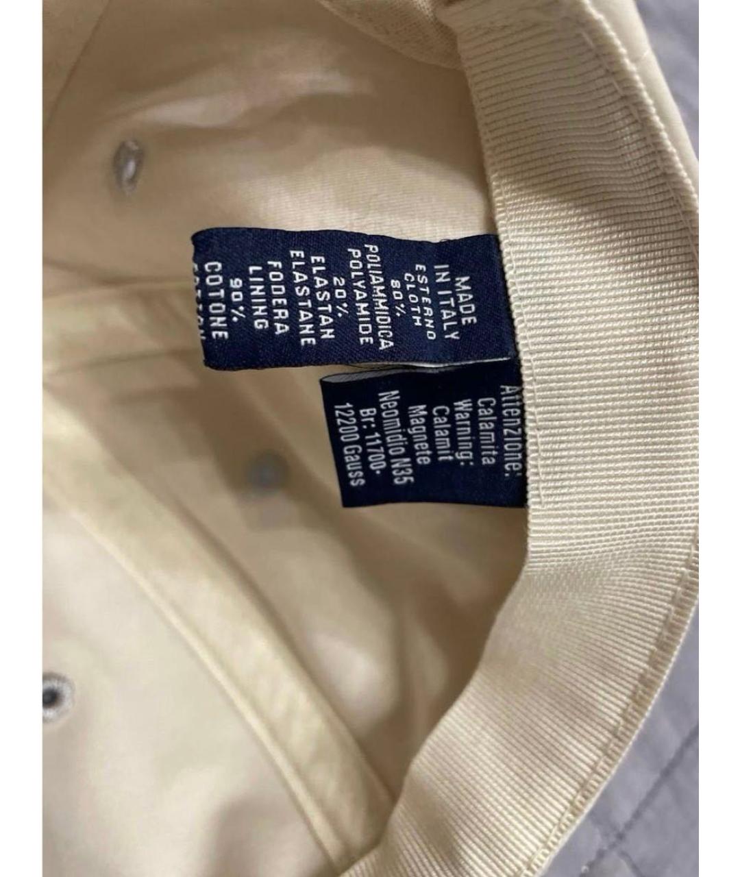 LORO PIANA Бежевая кепка, фото 4