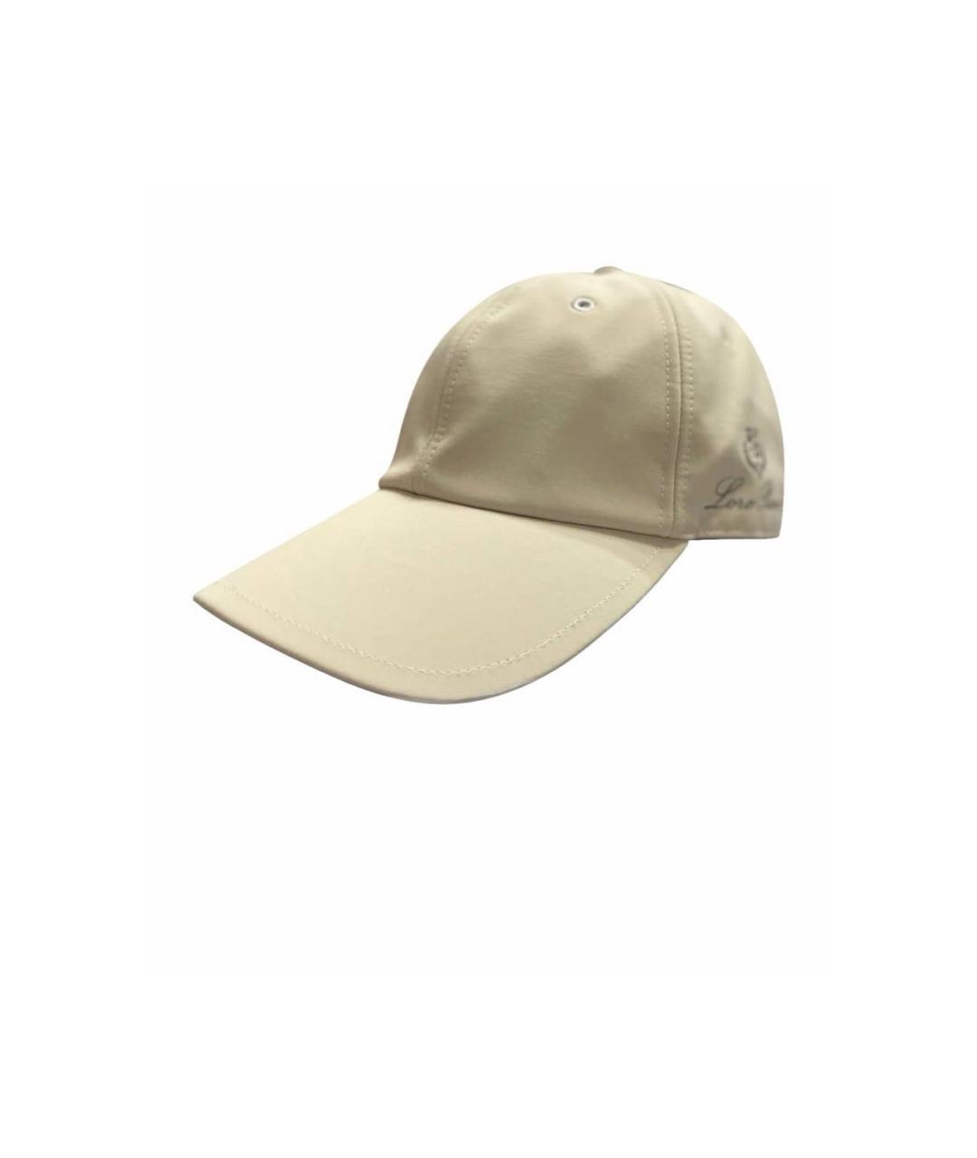 LORO PIANA Бежевая кепка, фото 5