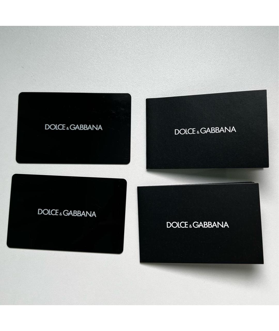 DOLCE&GABBANA Черная кожаная сумка через плечо, фото 8