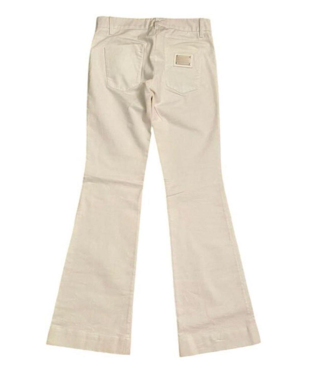 DOLCE&GABBANA Белый хлопковый костюм с брюками, фото 6