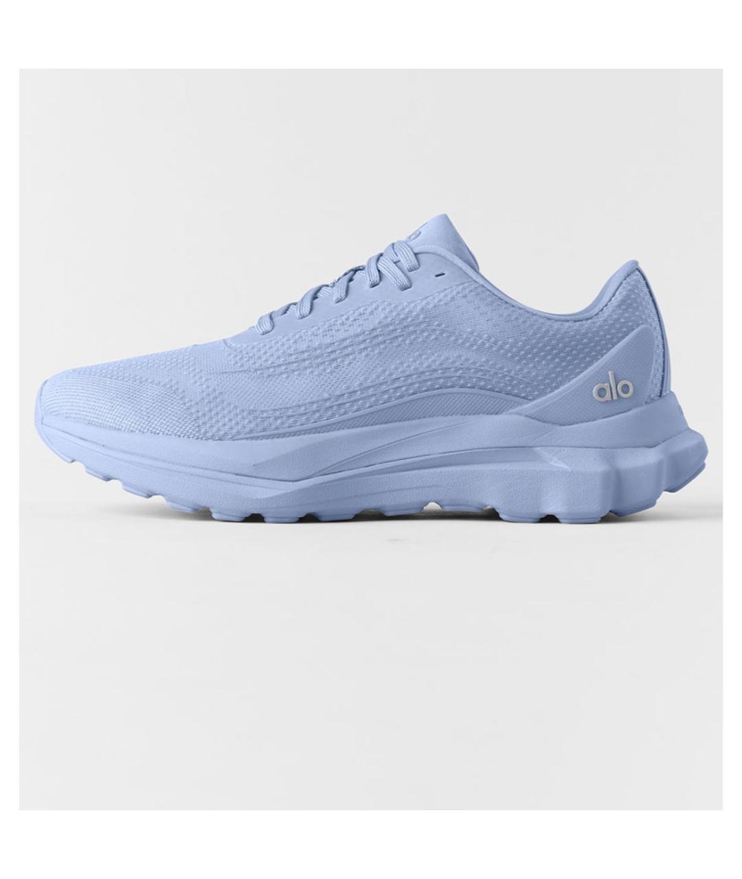 ALO YOGA Голубые текстильные кроссовки, фото 6