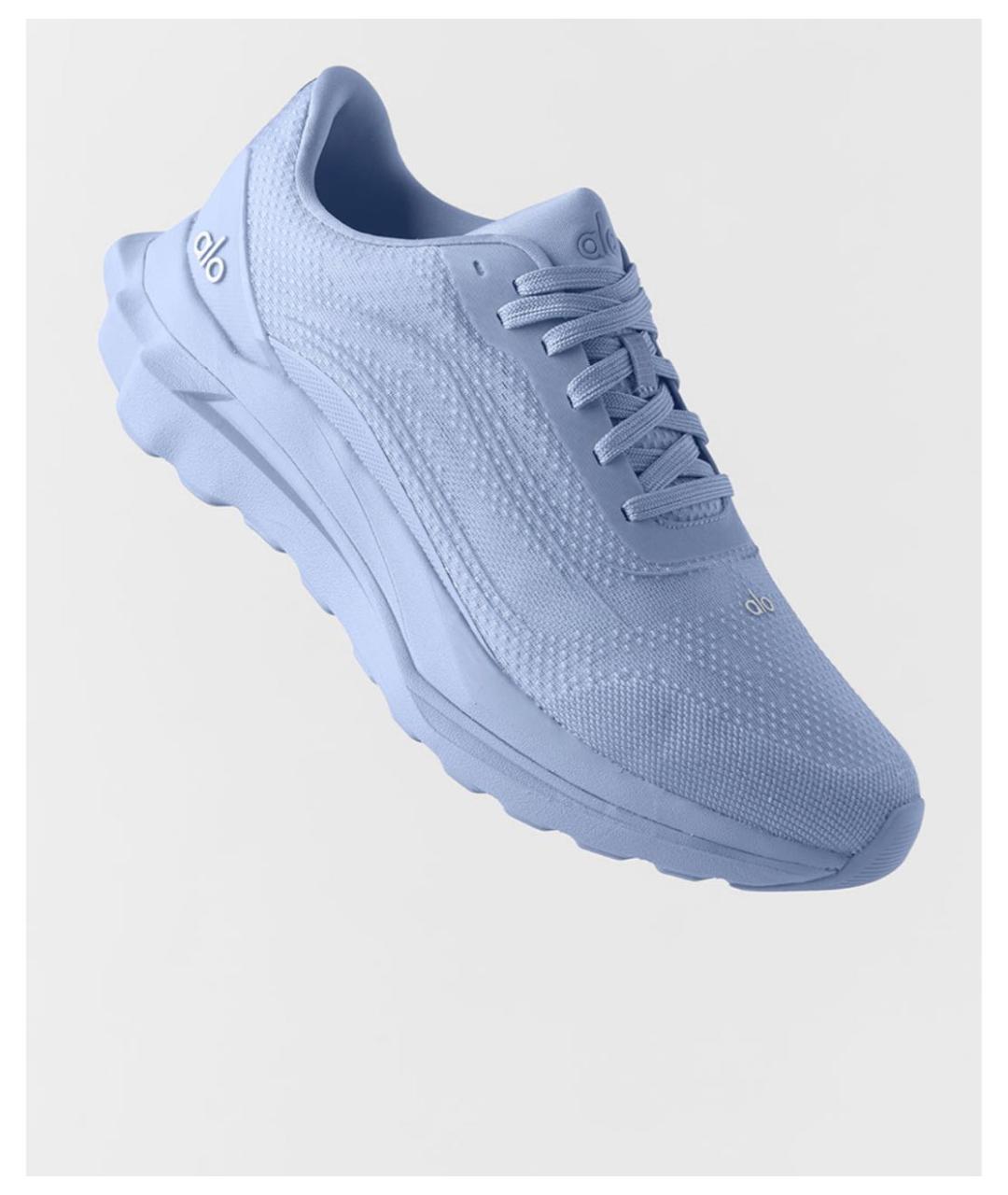 ALO YOGA Голубые текстильные кроссовки, фото 3