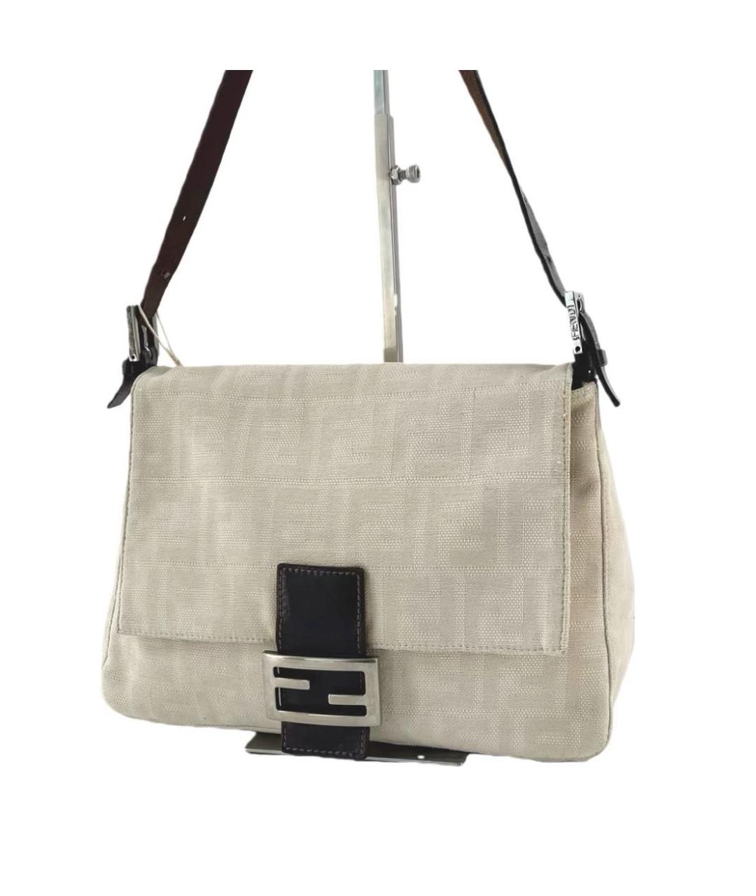 FENDI Бежевая сумка через плечо, фото 7