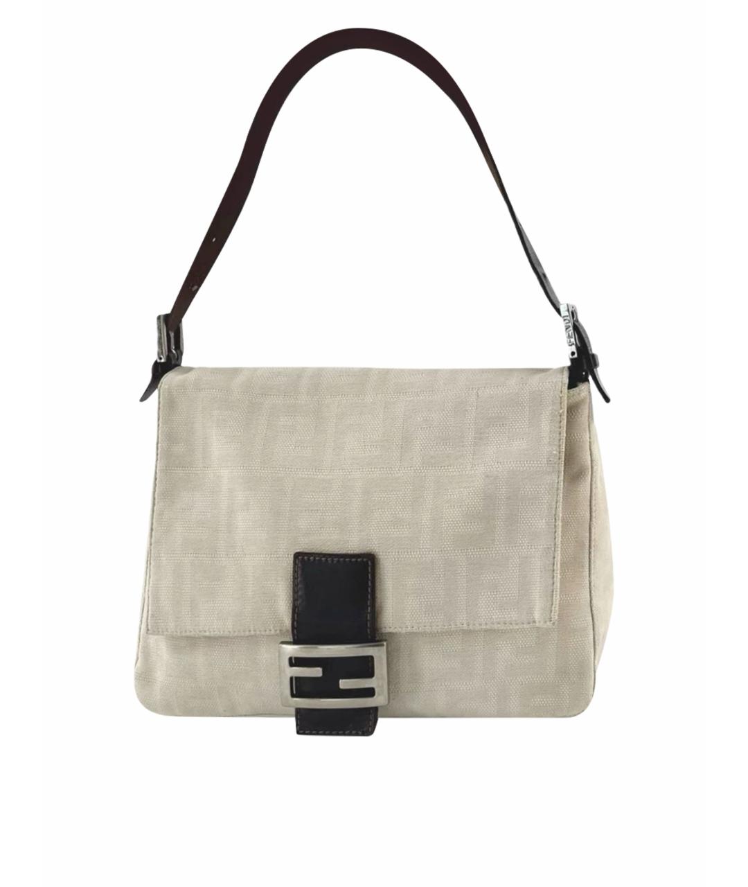 FENDI Бежевая сумка через плечо, фото 1