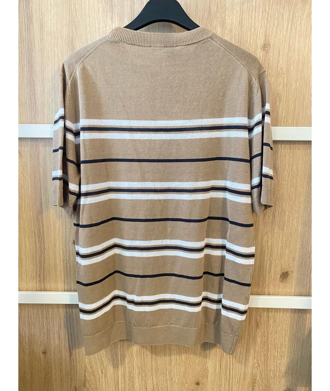 PESERICO Бежевый льняной джемпер / свитер, фото 2