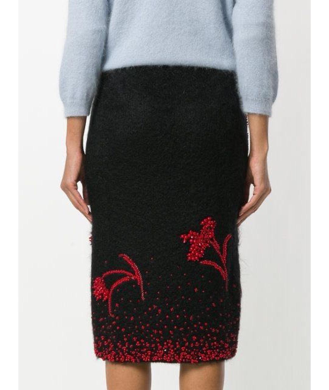 PRADA Черная юбка миди, фото 2