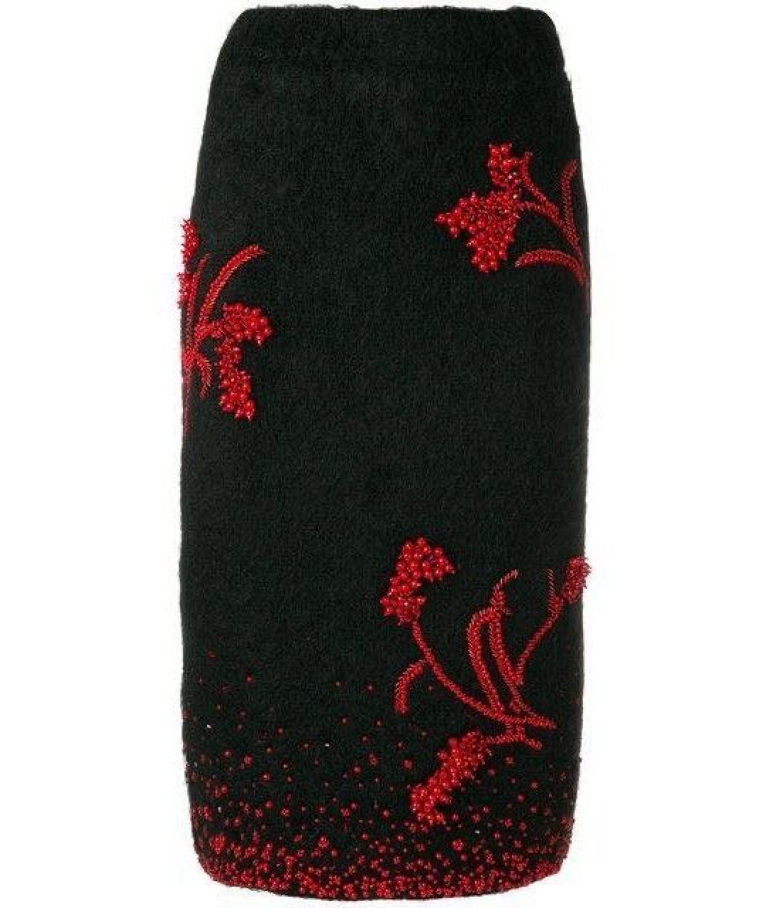 PRADA Черная юбка миди, фото 4