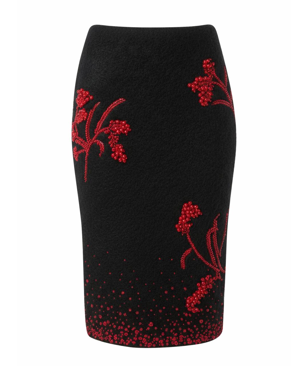 PRADA Черная юбка миди, фото 1