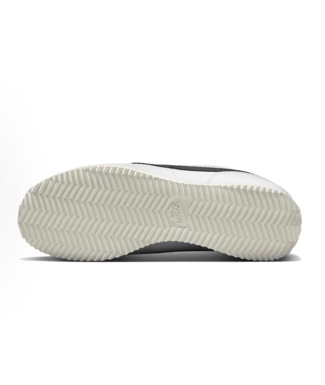 NIKE Белые кожаные низкие кроссовки / кеды, фото 5