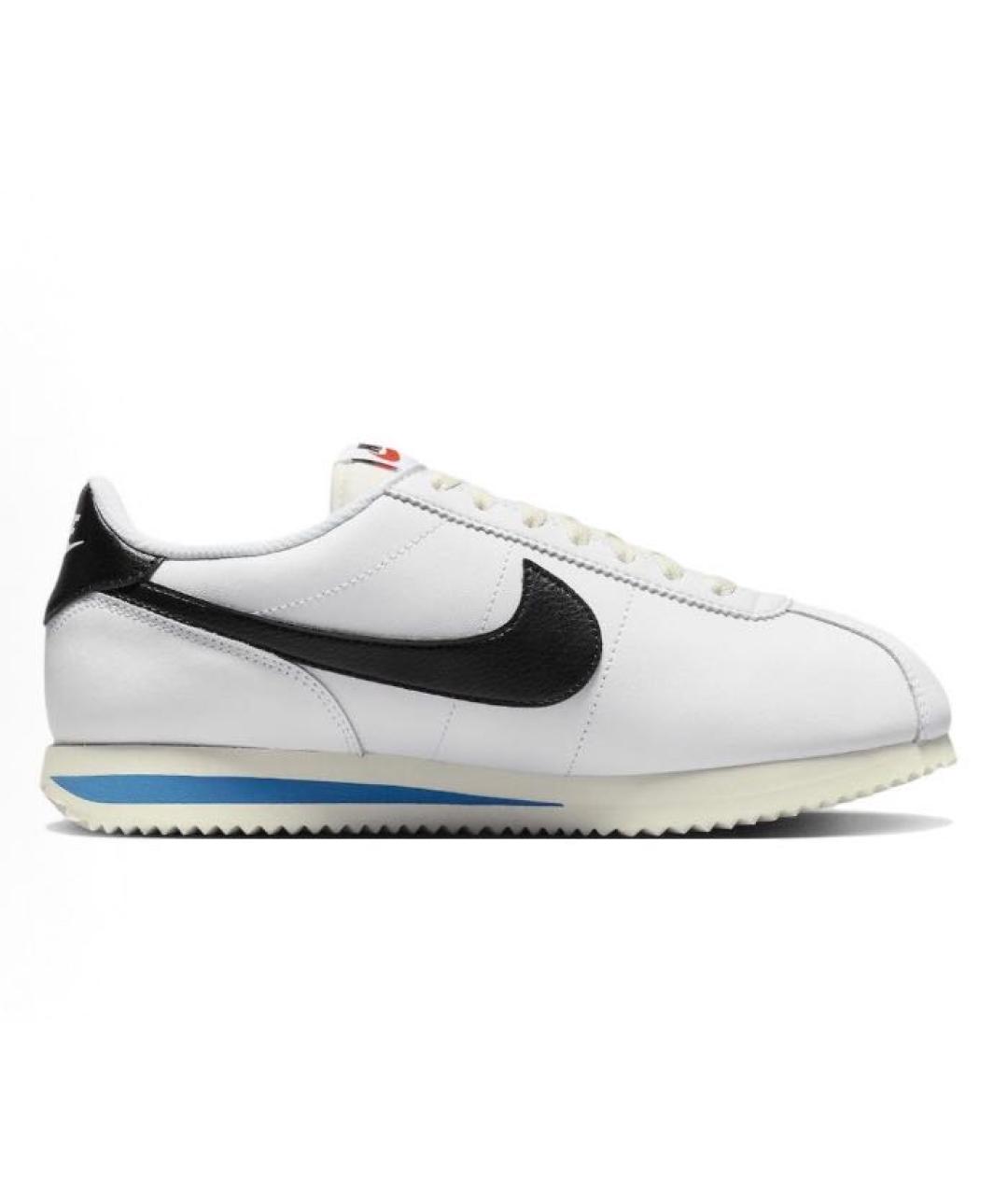 NIKE Белые кожаные низкие кроссовки / кеды, фото 6