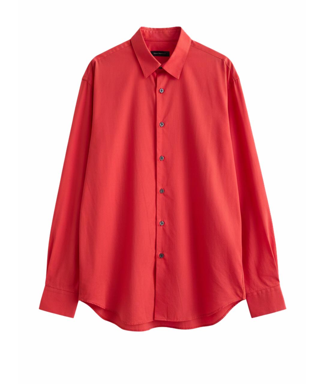 PS BY PAUL SMITH Коралловая хлопковая кэжуал рубашка, фото 1