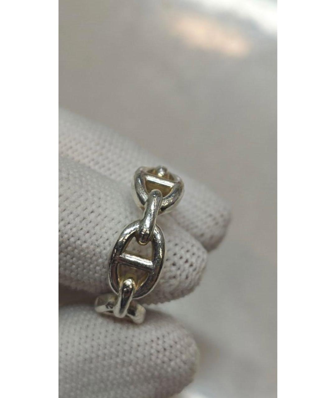 HERMES Серебряное серебряное кольцо, фото 3