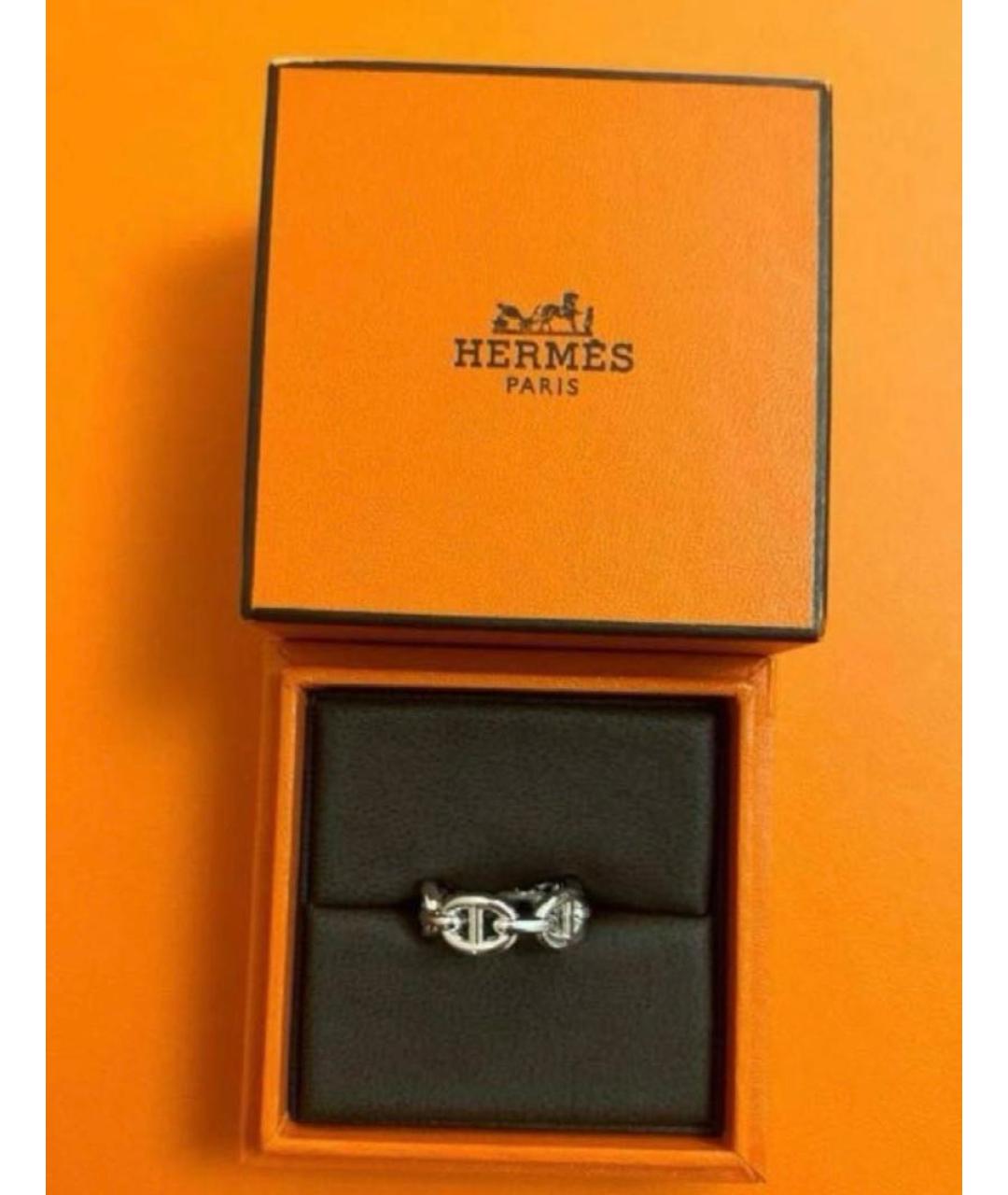 HERMES Серебряное серебряное кольцо, фото 2