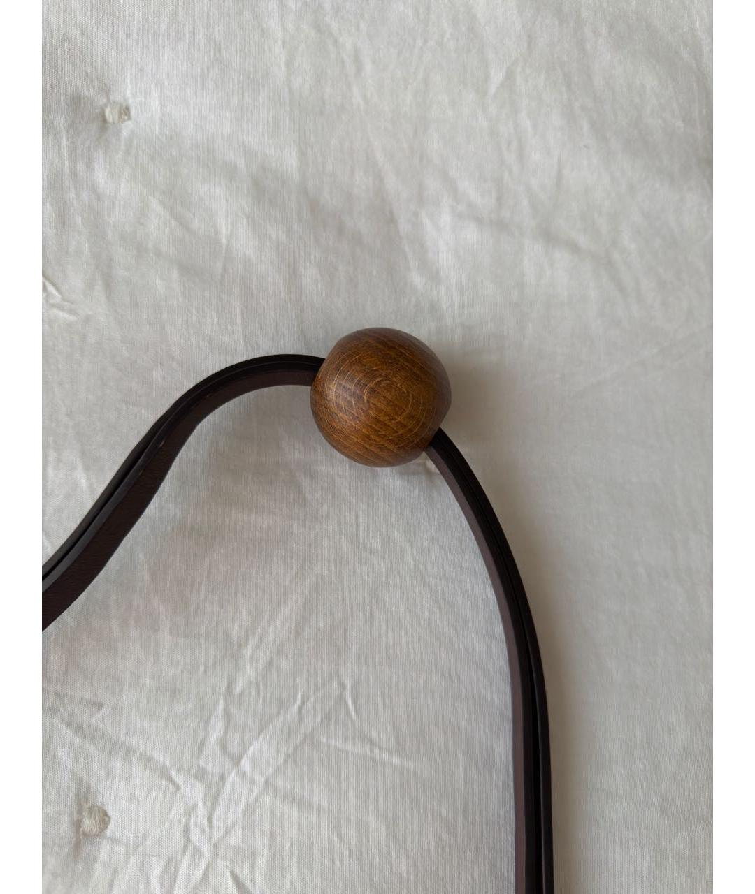 JACQUEMUS Серебряная кожаная сумка с короткими ручками, фото 8