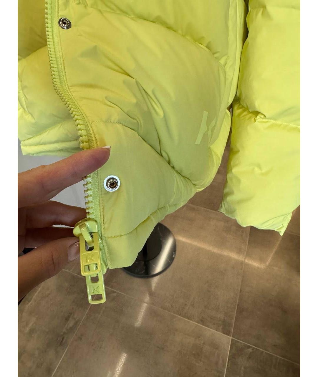 KENZO Салатовый пуховик, фото 6