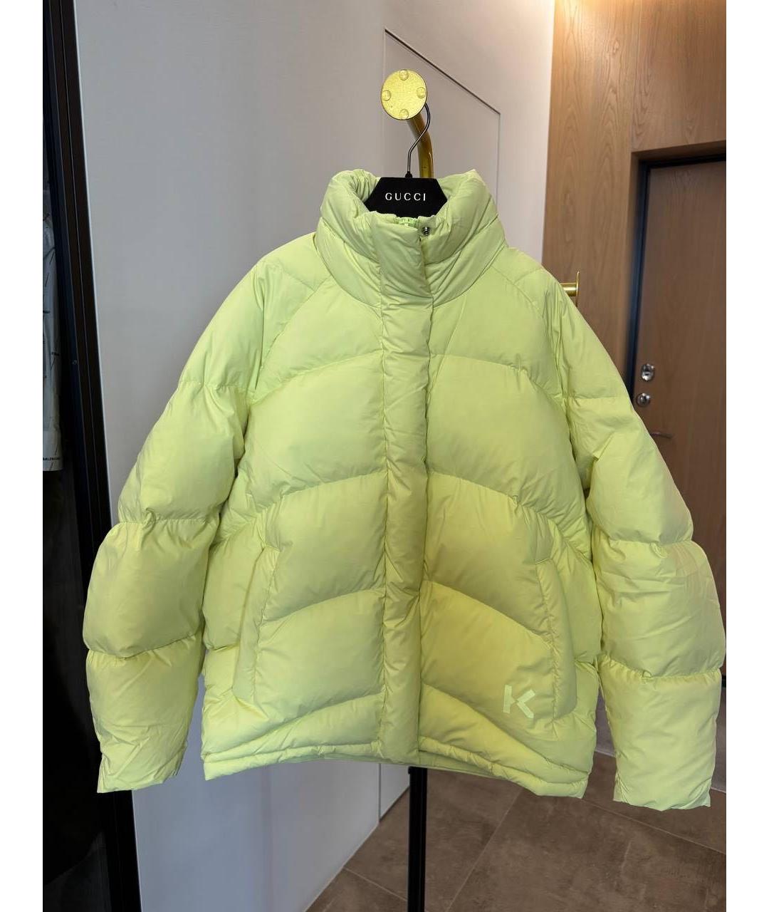 KENZO Салатовый пуховик, фото 8