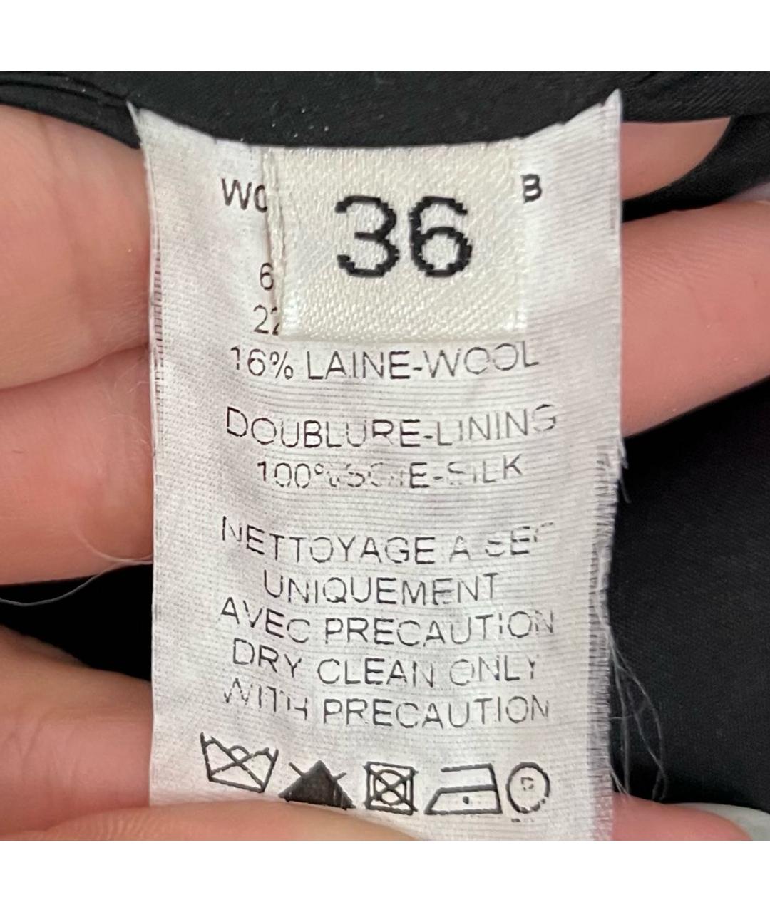 LANVIN Черное вискозное коктейльное платье, фото 6