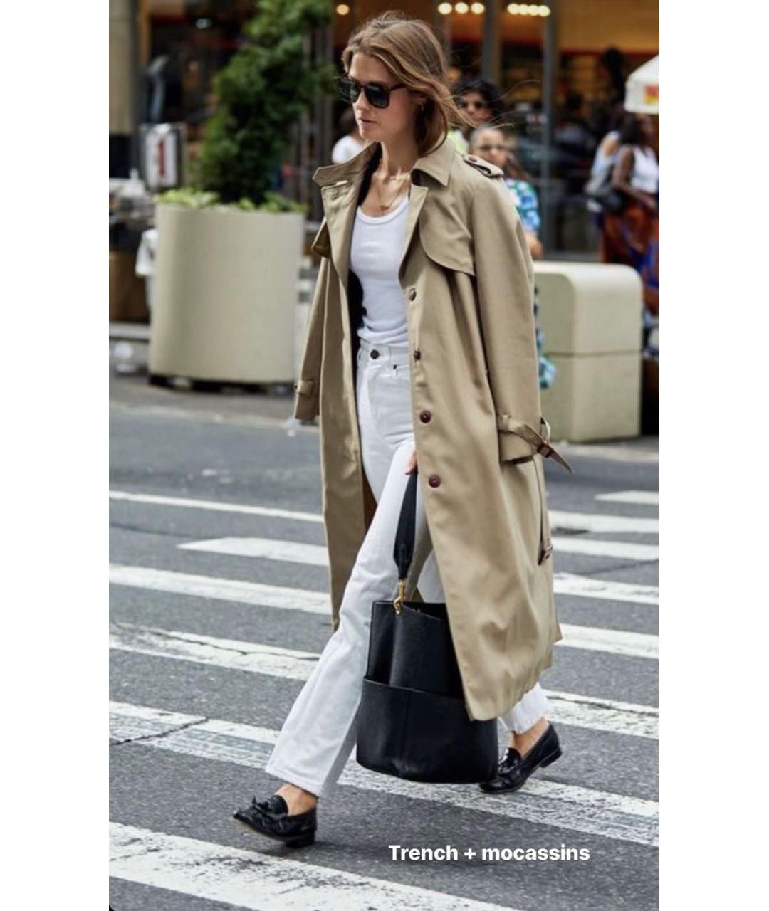 BURBERRY Антрацитовый хлопковый тренч/плащ, фото 5