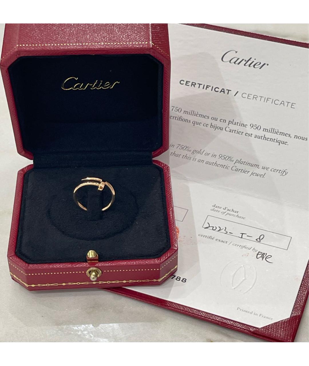 CARTIER Золотое кольцо из розового золота, фото 2