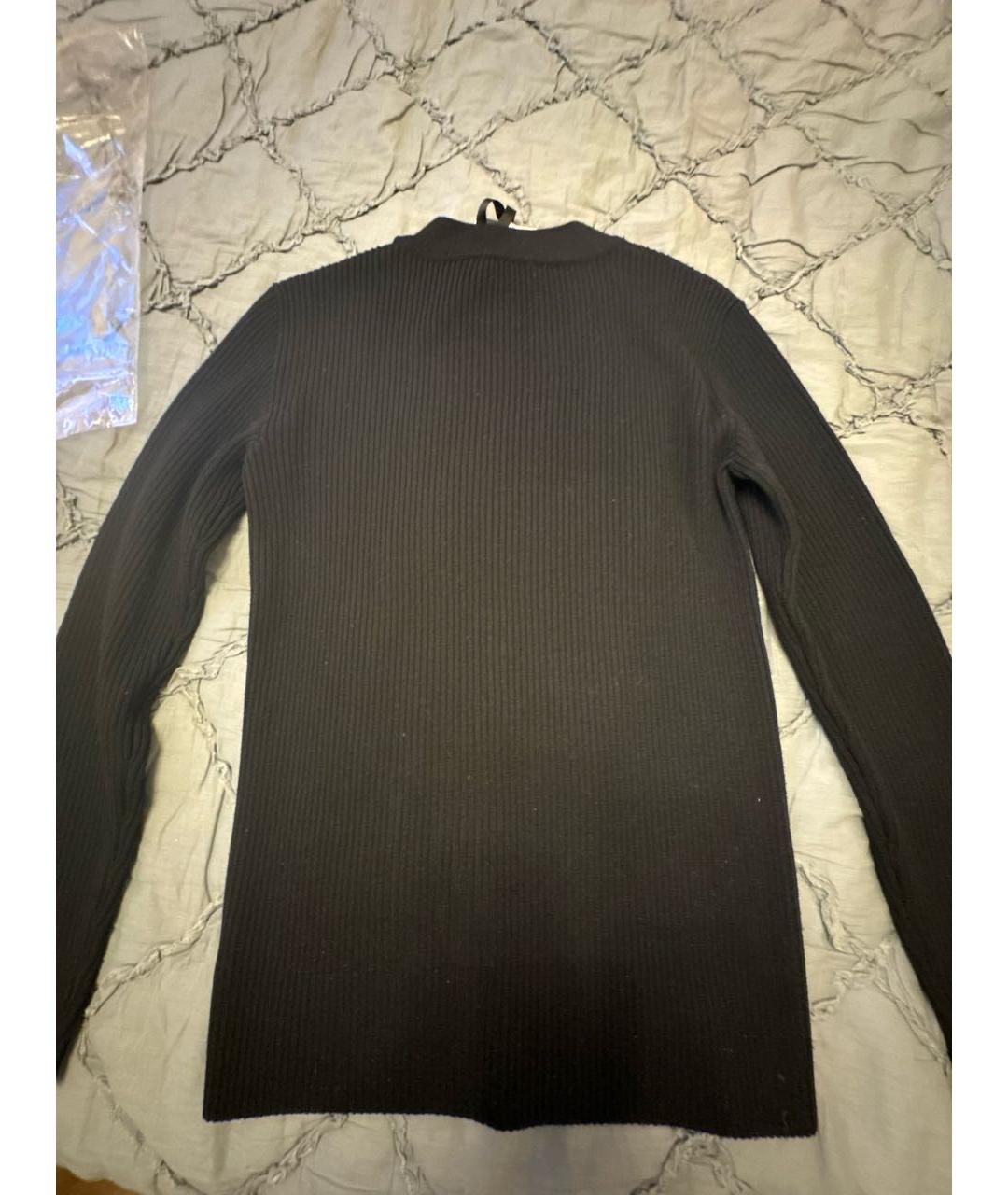 BALMAIN Черная шерстяная водолазка, фото 2