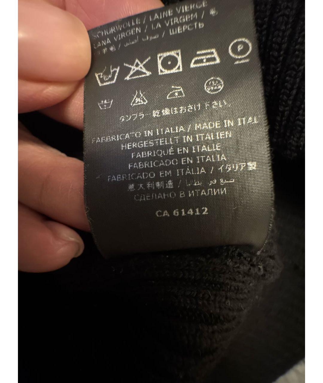 BALMAIN Черная шерстяная водолазка, фото 4