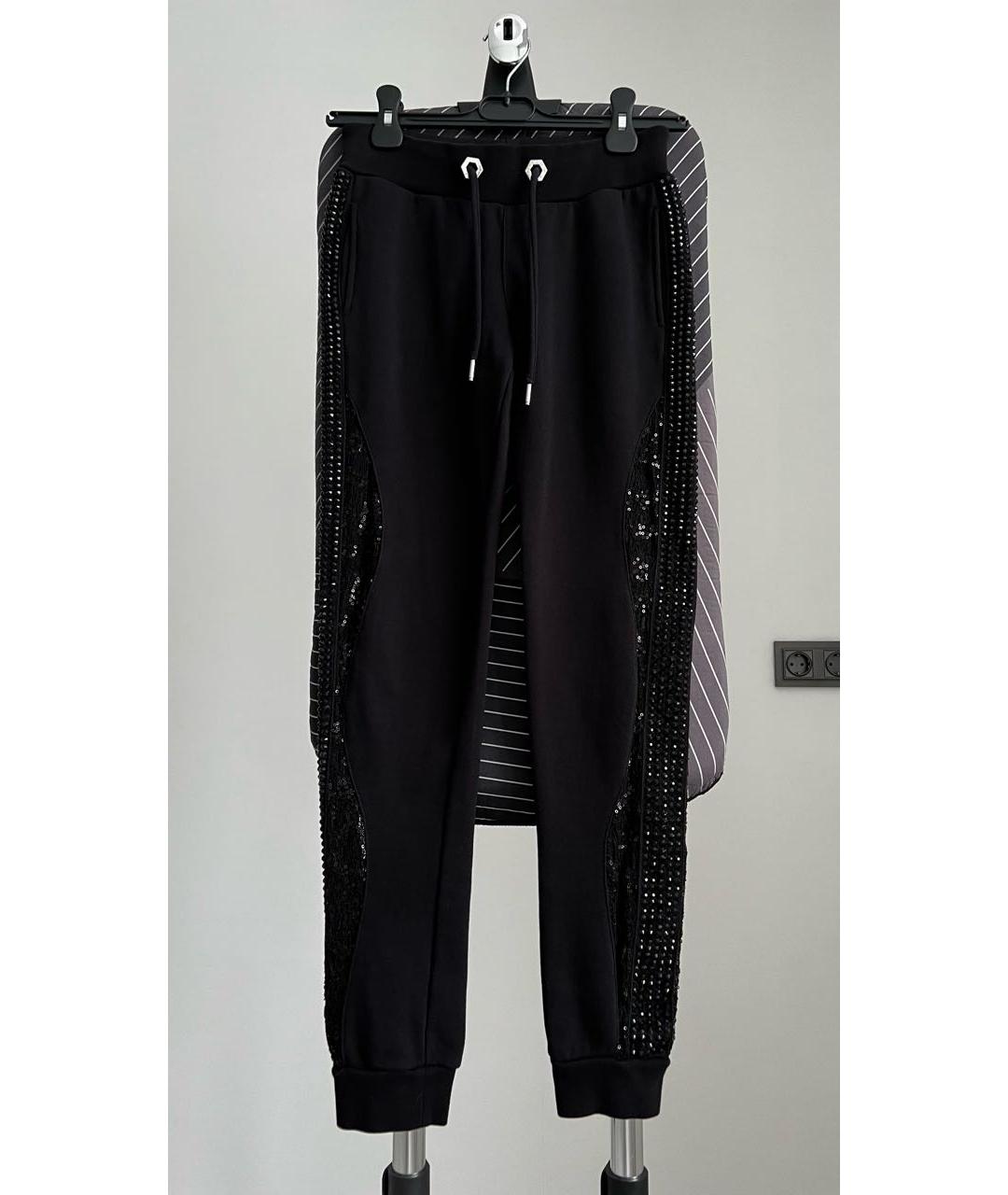 PHILIPP PLEIN Черный хлопковый костюм с брюками, фото 2