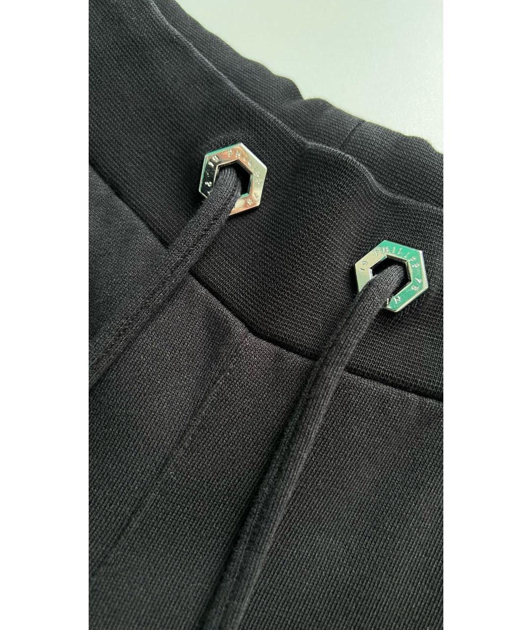 PHILIPP PLEIN Черный хлопковый костюм с брюками, фото 8