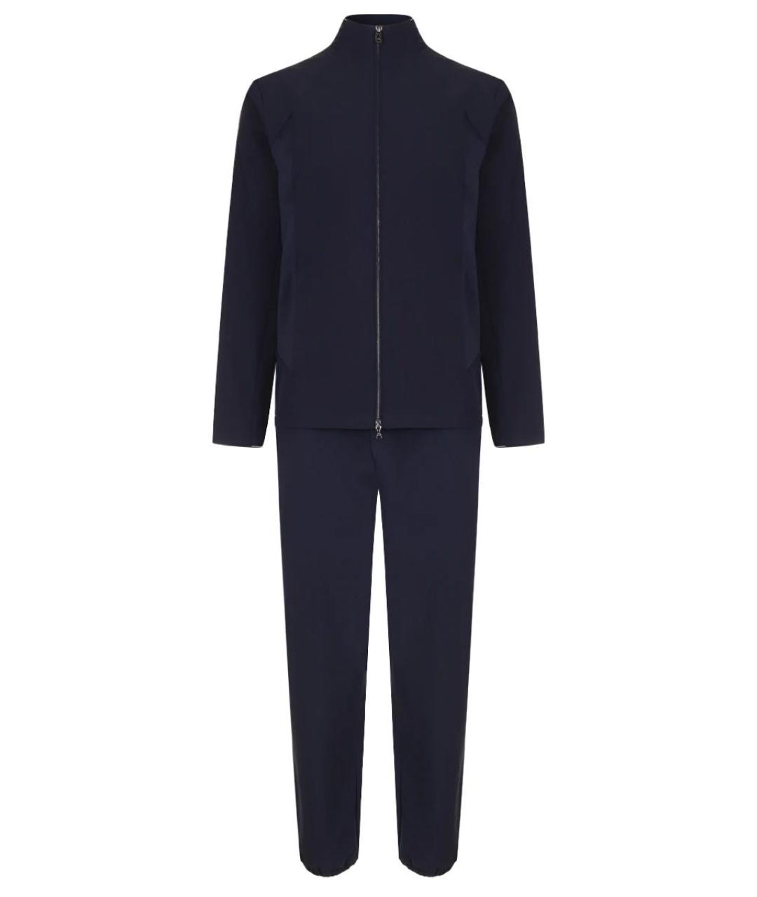 BOGNER Темно-синий хлопковый спортивный костюм, фото 7