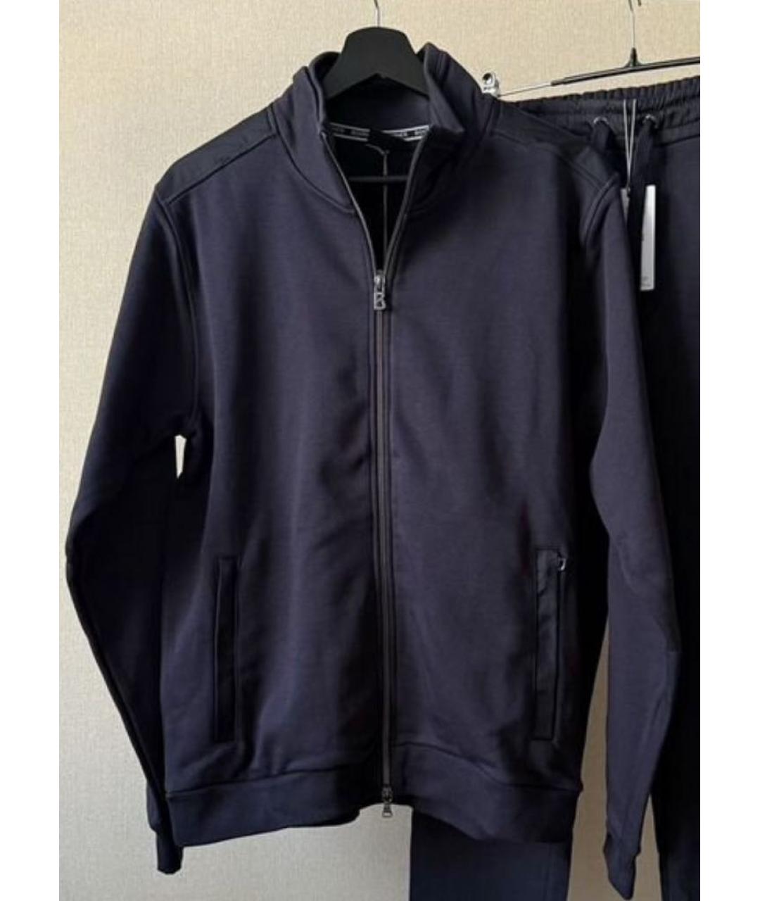 BOGNER Темно-синий хлопковый спортивный костюм, фото 6