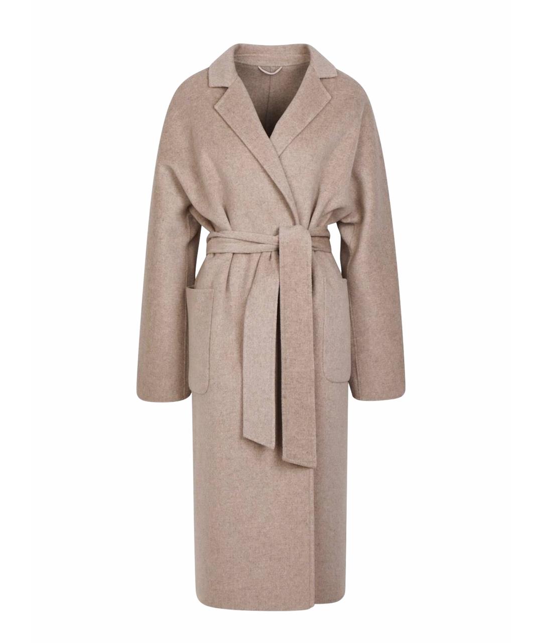 12 STOREEZ Бежевое шерстяное пальто, фото 1