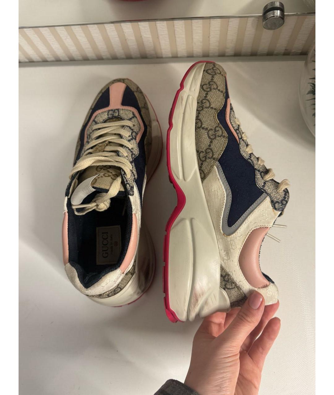 GUCCI Мульти кроссовки, фото 6