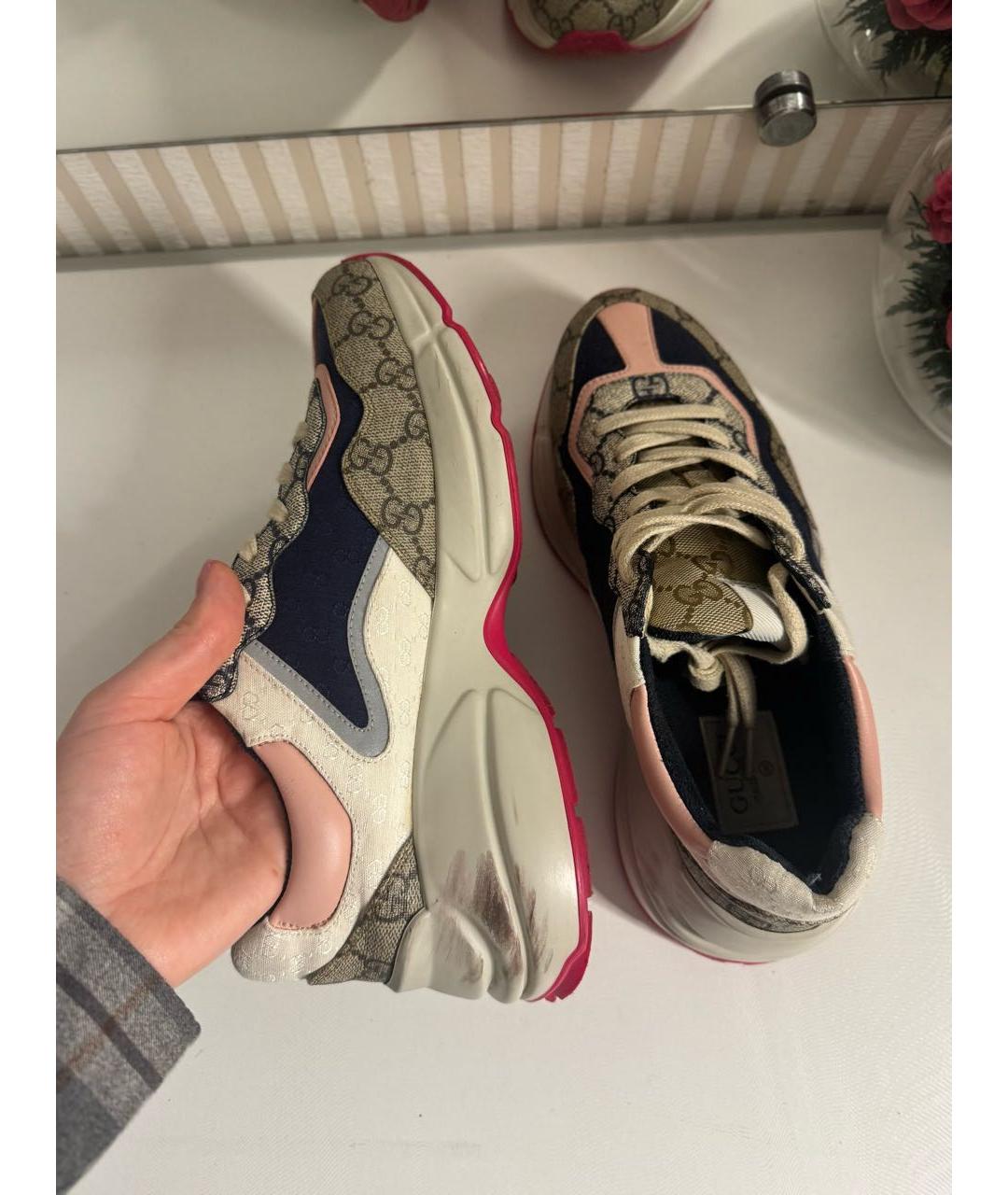 GUCCI Мульти кроссовки, фото 5