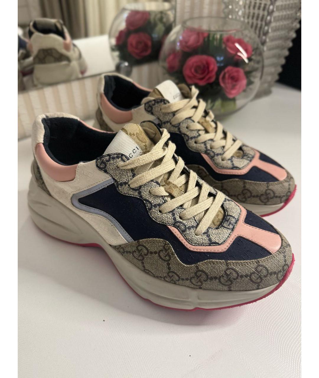 GUCCI Мульти кроссовки, фото 2